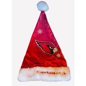 Arizona Cardinals Santa Hat With Embroidered Logo